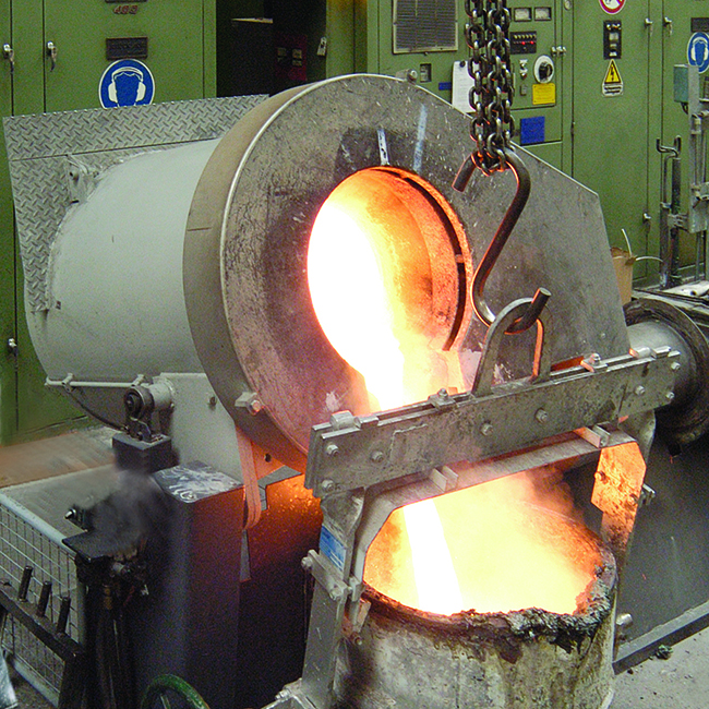Inductotherm Small Steel Shell Furnace